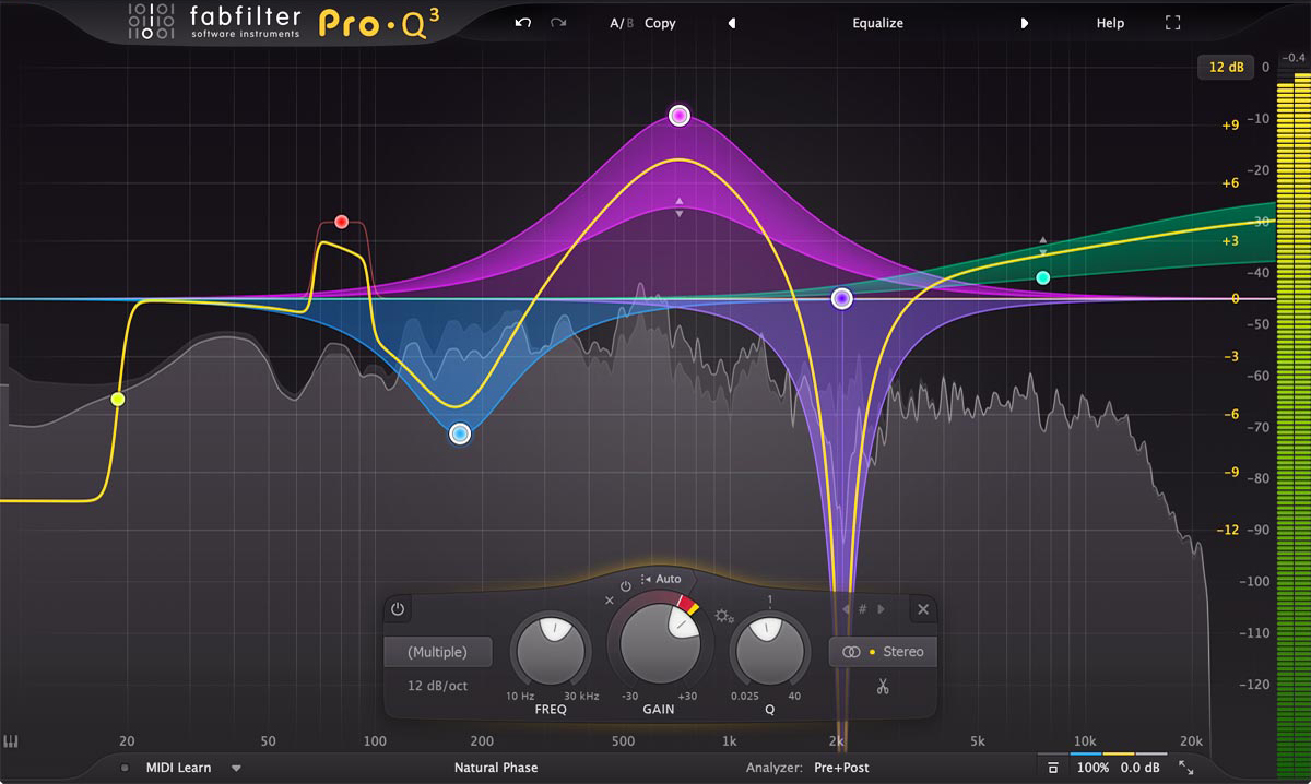 High-quality equalizer plug-in