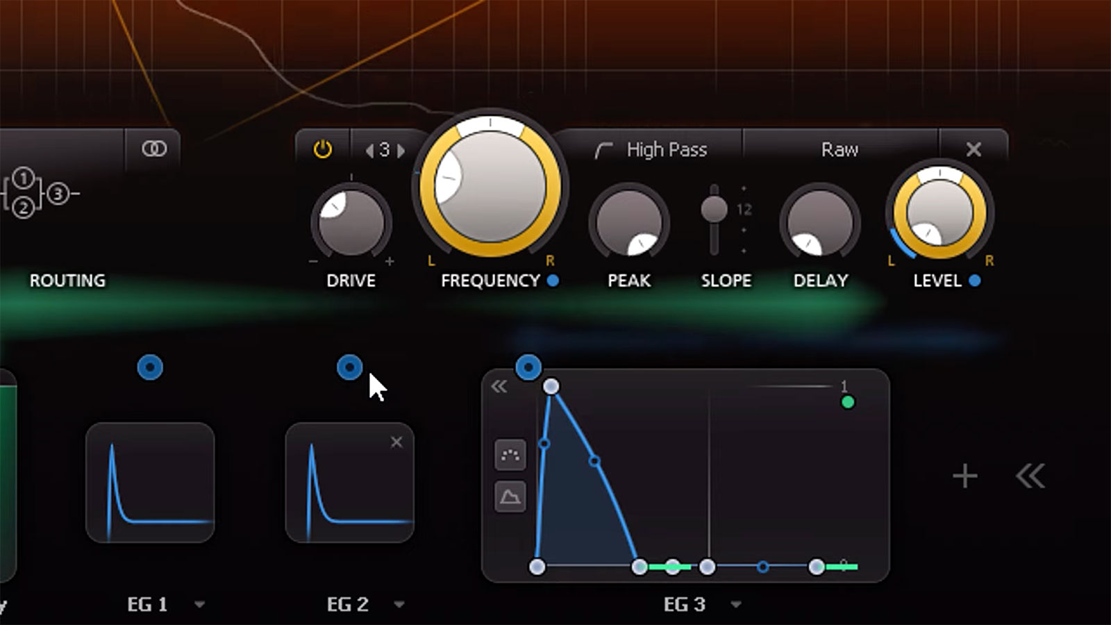 Screenshot of Synthesizing kick drums with FabFilter Volcano 3